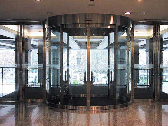 弧形自動門-全圓雙對開