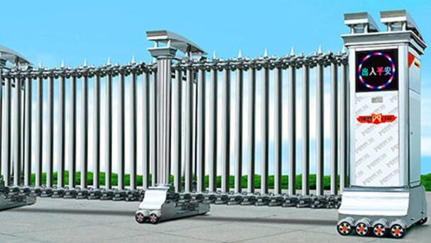 唐山出安智能電動(dòng)伸縮門進(jìn)駐唐山市永興鋁型材有限公司