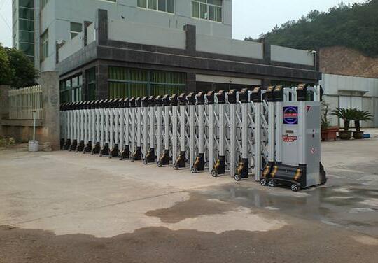 唐山利生窯業(yè)有限公司應(yīng)用唐山出安智能電動(dòng)伸縮門