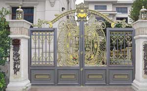 鋁藝大門 - 盧浮魅影·皇族-LHZ-17113