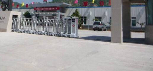 溫州出安智能伸縮門進駐溫州市鐵路與軌道交通投資集團有限公司