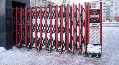 溫州出安智能伸縮門順利進駐溫州奧來電器有限公司