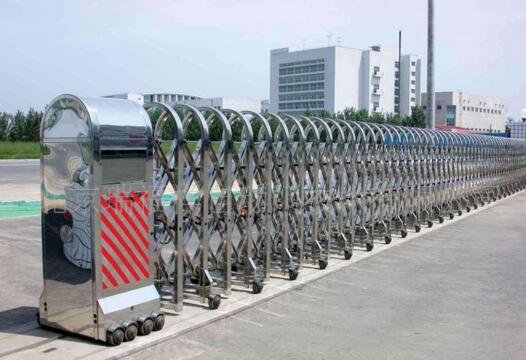 熱烈祝賀紹興出安智能電動伸縮門成功落地紹興市交通投資集團有限公司大門口