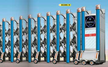 不銹鋼伸縮門 - 鋼王至尊二號(hào)不銹鋼伸縮門