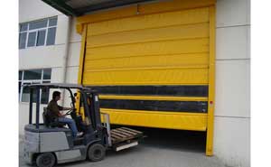 車(chē)間通道專用地磁感應(yīng)快速堆積門(mén)