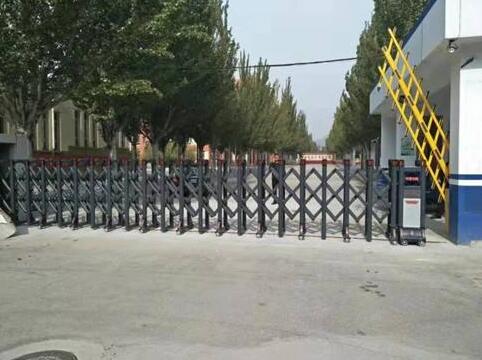 嘉興市禾晟生物制品有限公司安裝嘉興出安智能電動伸縮門正式投入使用