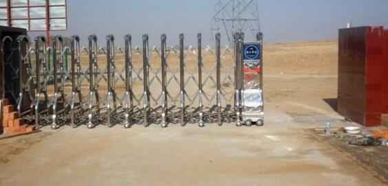 嘉興出安智能電動伸縮門點(diǎn)綴泛華東福城