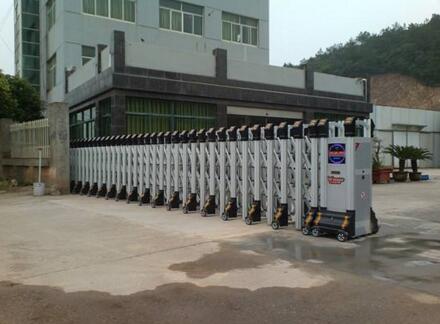 保集湖海塘莊園采購金華出安智能伸縮門