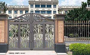 庭院別墅大門 - 竹報(bào)平安（平開門）NB-967