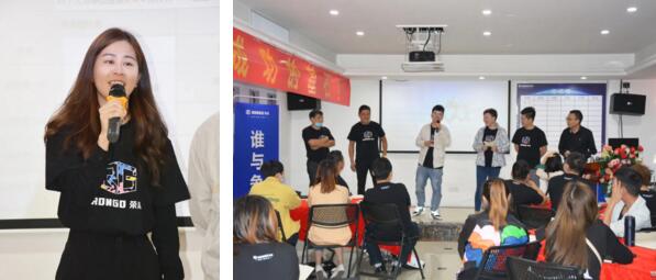 榮高門窗第九屆新商特訓(xùn)營(yíng)在榮高資深導(dǎo)師萬(wàn)超老師的帶領(lǐng)下進(jìn)入了激昂的開班典禮