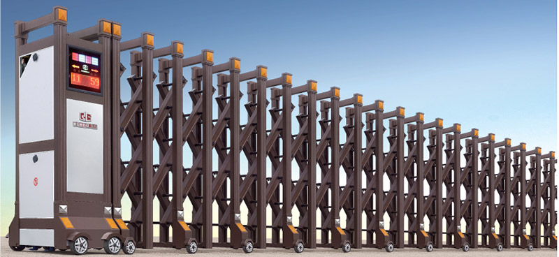 躍騰806B鋁合金伸縮門(mén)