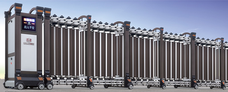 和諧610B鋁合金伸縮門(mén)