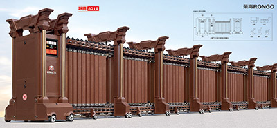 鋁合金伸縮門 - 躍騰801A