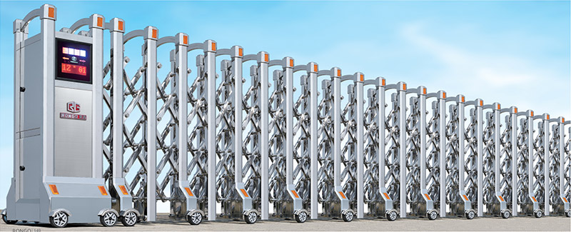 精鋼G003不銹鋼伸縮門