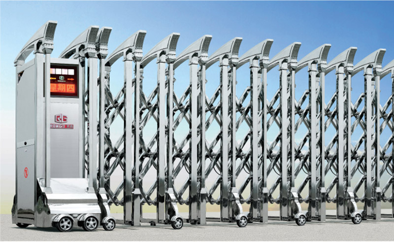 精鋼G208（三排）不銹鋼伸縮門