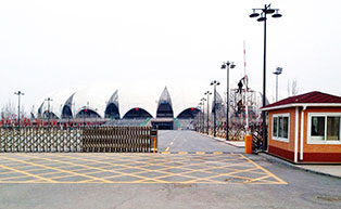 滄州體育館伸縮門工程案例