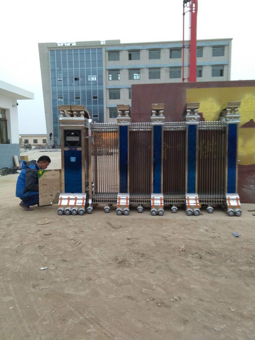 蘭州出安智能伸縮門進(jìn)駐蘭州榆中縣水調(diào)工程