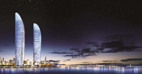 廈門捷順人行案例——世茂雙子塔