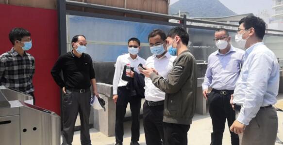 鹽田區(qū)領(lǐng)導(dǎo)視察捷順科技項目施工現(xiàn)場