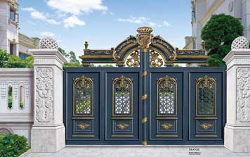 庭院別墅大門 - 豪華平開庭院大門PK1002