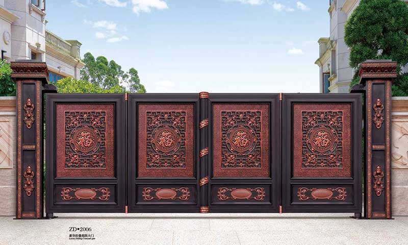 豪華折疊庭院大門ZD2006