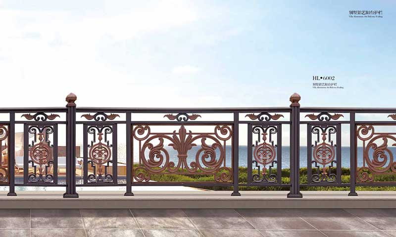 別墅鋁藝陽臺(tái)護(hù)欄HL6002