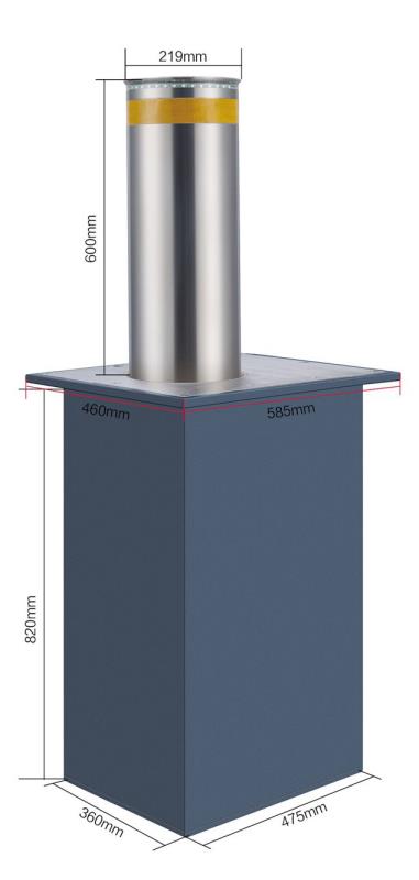 分體淺埋式全自動(dòng)升降柱 CHG-009