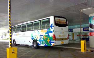 珠海機(jī)場(chǎng)大巴通道直桿道閘案例