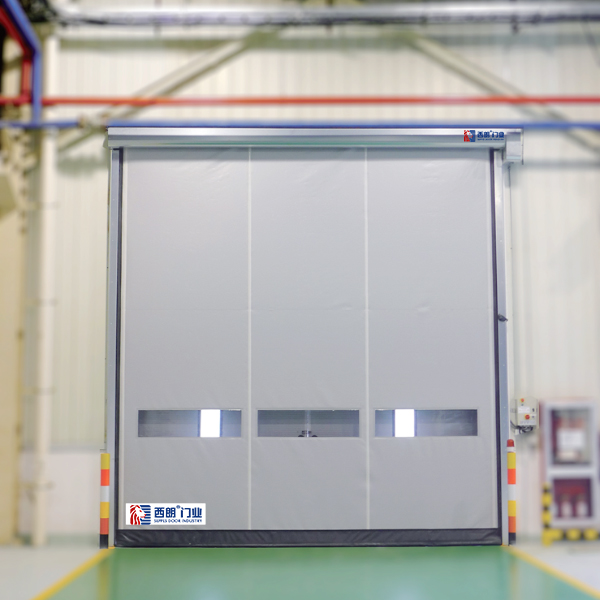 南京成品感應電動快速軟簾卷門