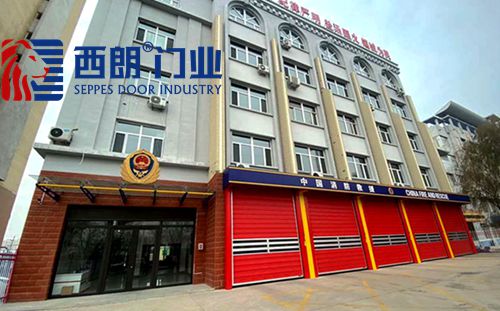 南通瞬間開啟的消防站硬質快速卷簾門