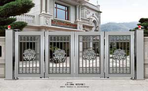 庭院大門(mén) - 鋼藝折疊門(mén)-GY-1004