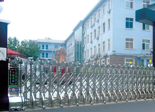 邢臺出安智能電動伸縮門帶給永康上東御府的形象展示