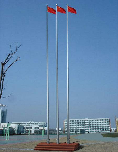 龍巖第一實驗小學旗桿案例 - 中出網-智能出入口與停車充電門戶