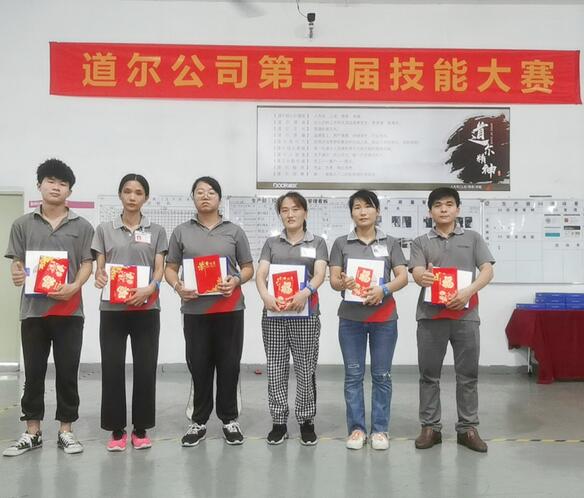道爾舉辦第三屆技能大賽