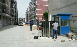 黃岡碧桂園電動(dòng)伸縮門案例