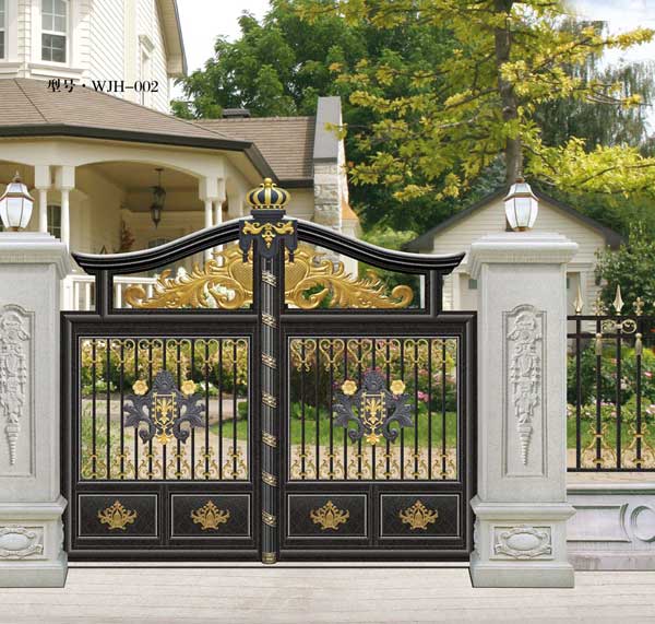 寧德碧城云庭鋁藝大門案例 - 中出網(wǎng)-智能出入口與停車充電門戶