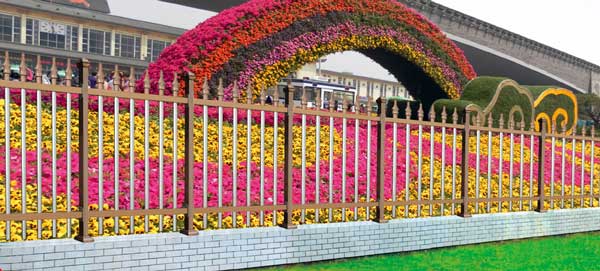 寧德恒大御景半島鋁藝護欄案例 - 中出網(wǎng)-智能出入口與停車充電門戶