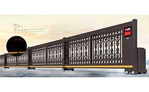 分段平移門 - 智能伸縮平移門909A（深咖）