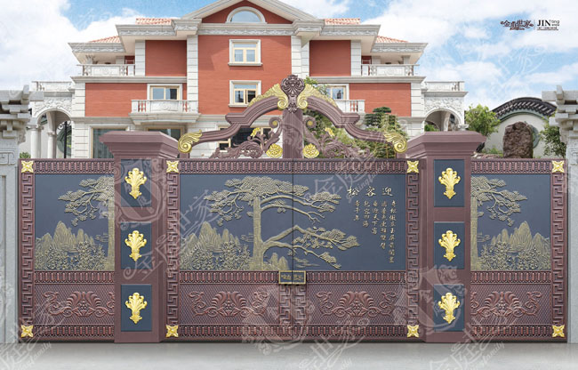 鋁藝庭院門-JT-DM001