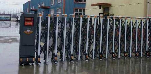 張家口出安智能電動伸縮門在張家口容辰華邑酒店的應用工程