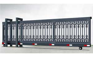 電動平移門 - 懸掛式直線門908C(深灰)