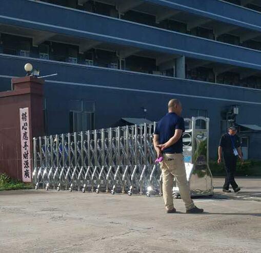 婁底貫達(dá)電子有限公司伸縮門(mén)案例 - 中出網(wǎng)-智能出入口與停車充電門(mén)戶