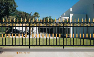 三門峽建業(yè)壹號城邦鋁藝護(hù)欄案例