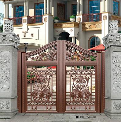 三門峽博豐明鉆鋁藝大門案例 - 中出網(wǎng)-智能出入口與停車充電門戶