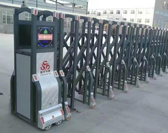秦皇島市北方文武學校項目電動伸縮門支持秦皇島出安智能