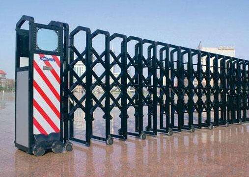 秦皇島出安智能為秦皇島秦伊鑄造有限公司添上電動伸縮門