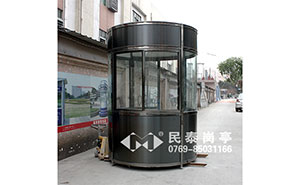 崗亭 - 黑鈦不銹鋼崗亭MT-508型