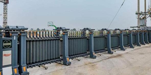 衡水出安智能為生命科學學院提供電動伸縮門