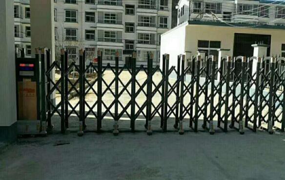 衡水出安智能伸縮門成功落地衡水新光新材料科技有限公司