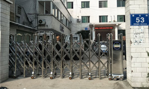 內江市資中縣龍山鎮(zhèn)政府電動伸縮門案例